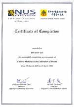 NUS - Chinese Medicine Certificate